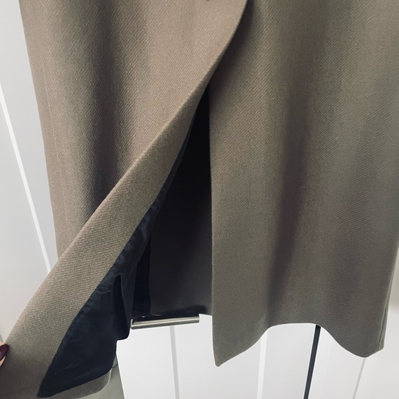 Zara Dark Mink Double-Breasted Coat - Picture 10 of 12